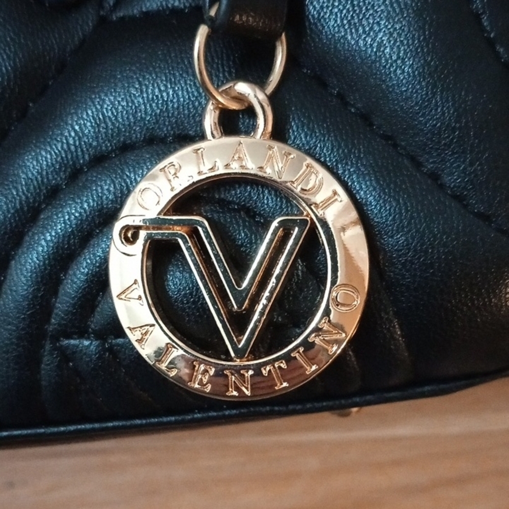 Valentino Black Mini Quilted Bag - Picture 4 of 6